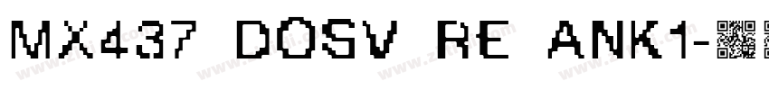 Mx437 DOSV re ANK1字体转换